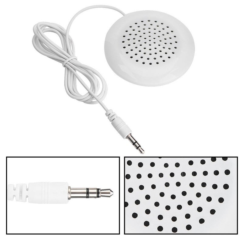 Simlug 3.5mm White Mini Stereo Sound Music Speaker for iPod & Touch & MP3 & MP4 & CD Player & GB - Image 1